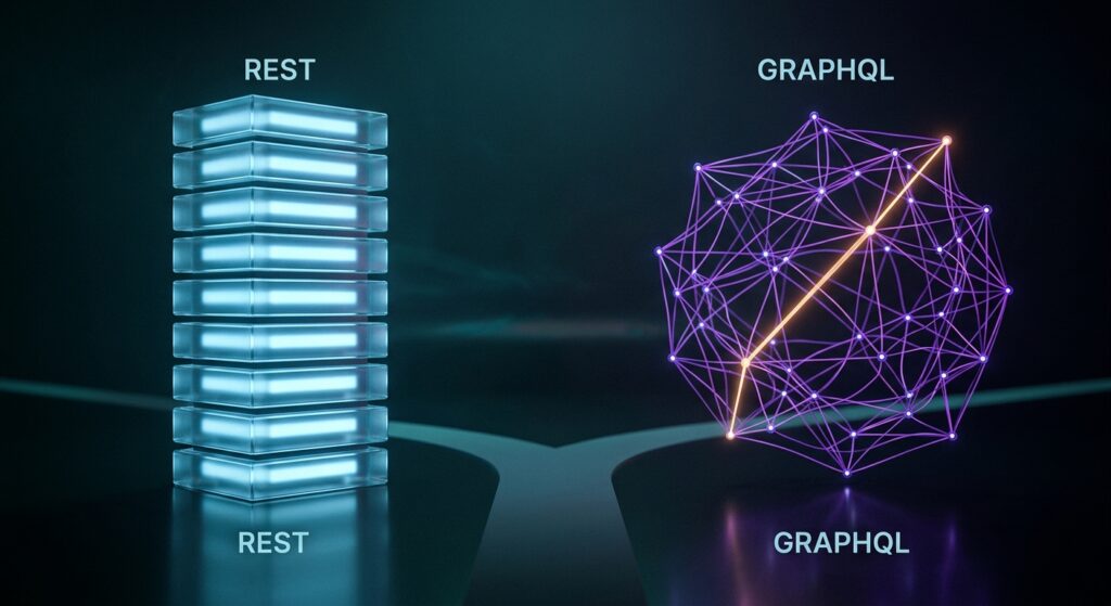 REST versus GraphQL API architecture comparison