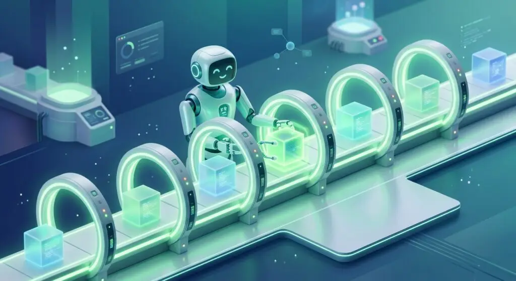 A CI/CD pipeline automating build, test and deploy